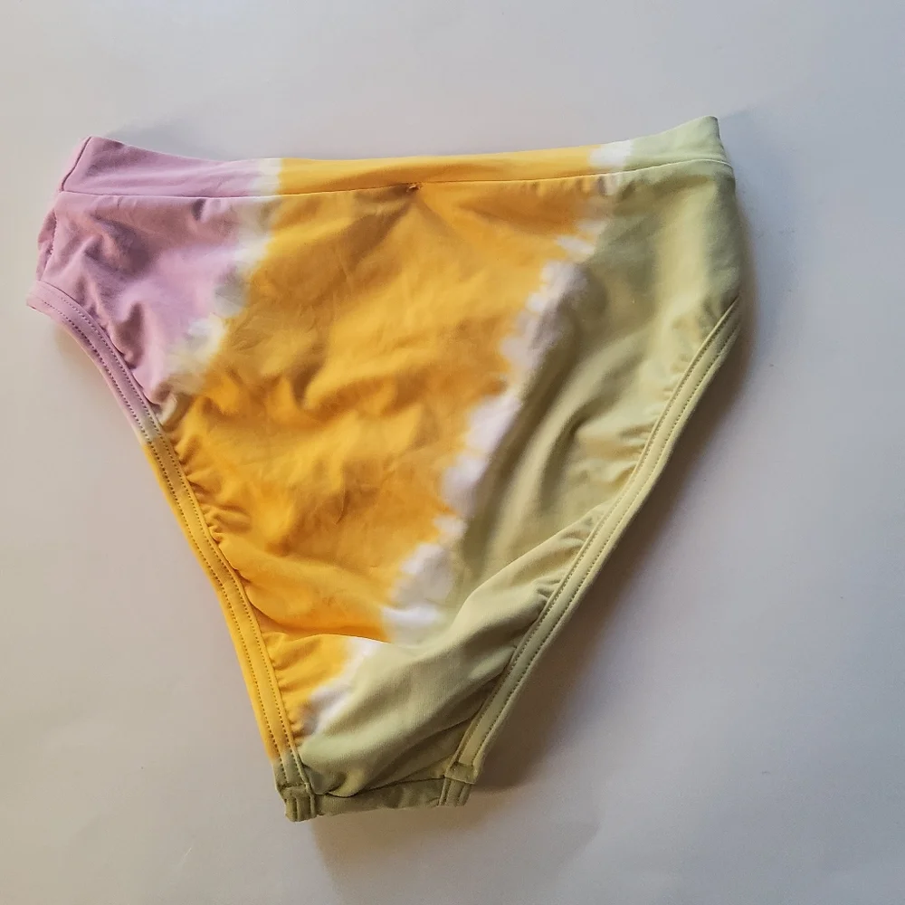 NWT L*Space Frenchi High Waist Tie Dye Bikini Bottom - XS​